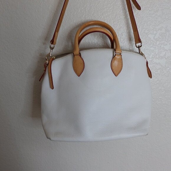 Dooney and Bourke Dillen double pocket peddle leather satchel - Picture 6 of 11